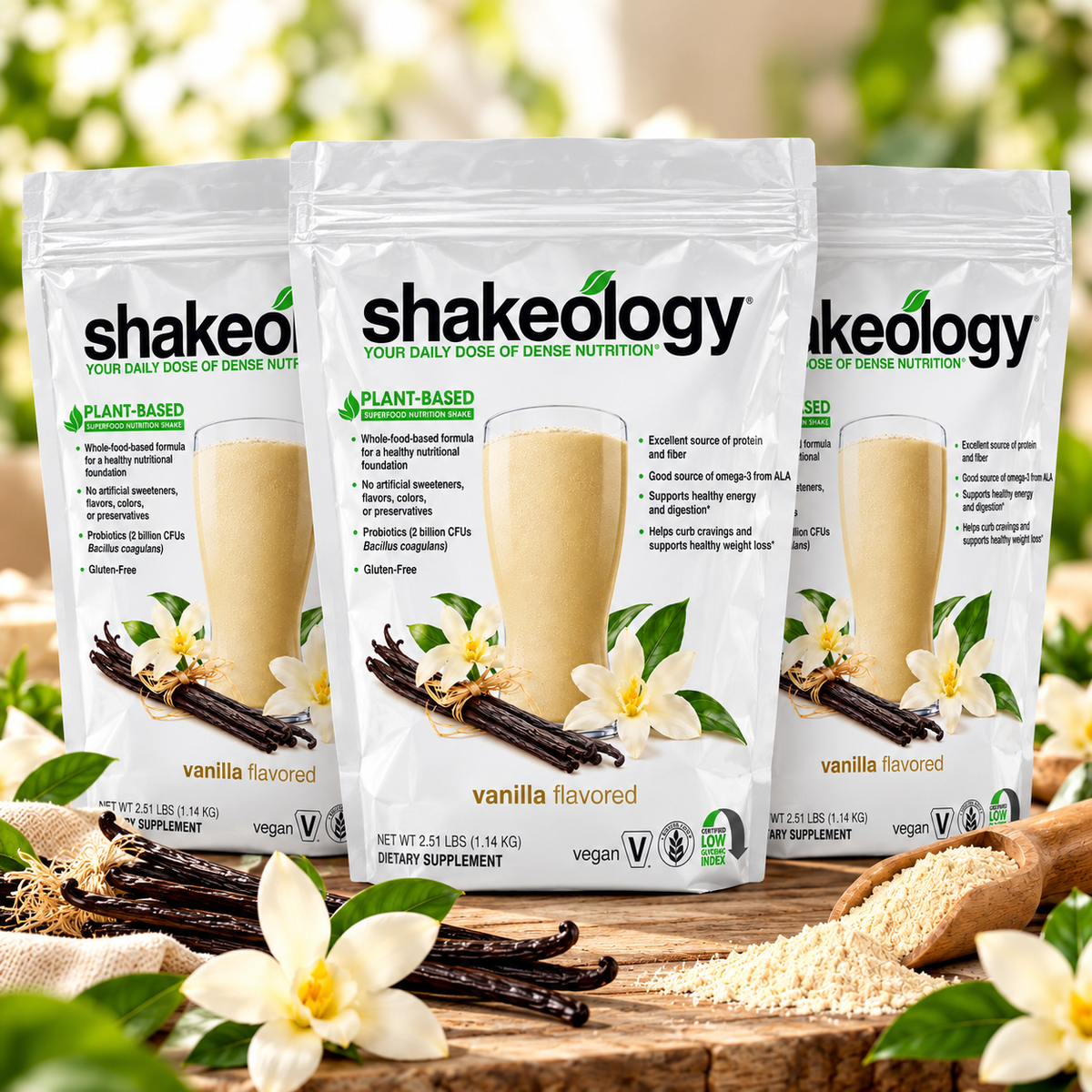 3 Bags Shakeology Whey Protein – 90 Servings